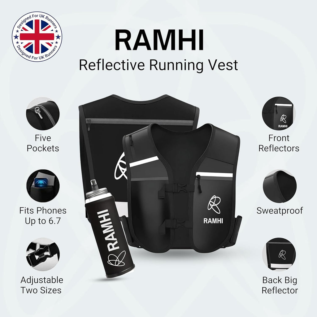 Running Hydration Vest – Lightweight, Adjustable & Reflective
