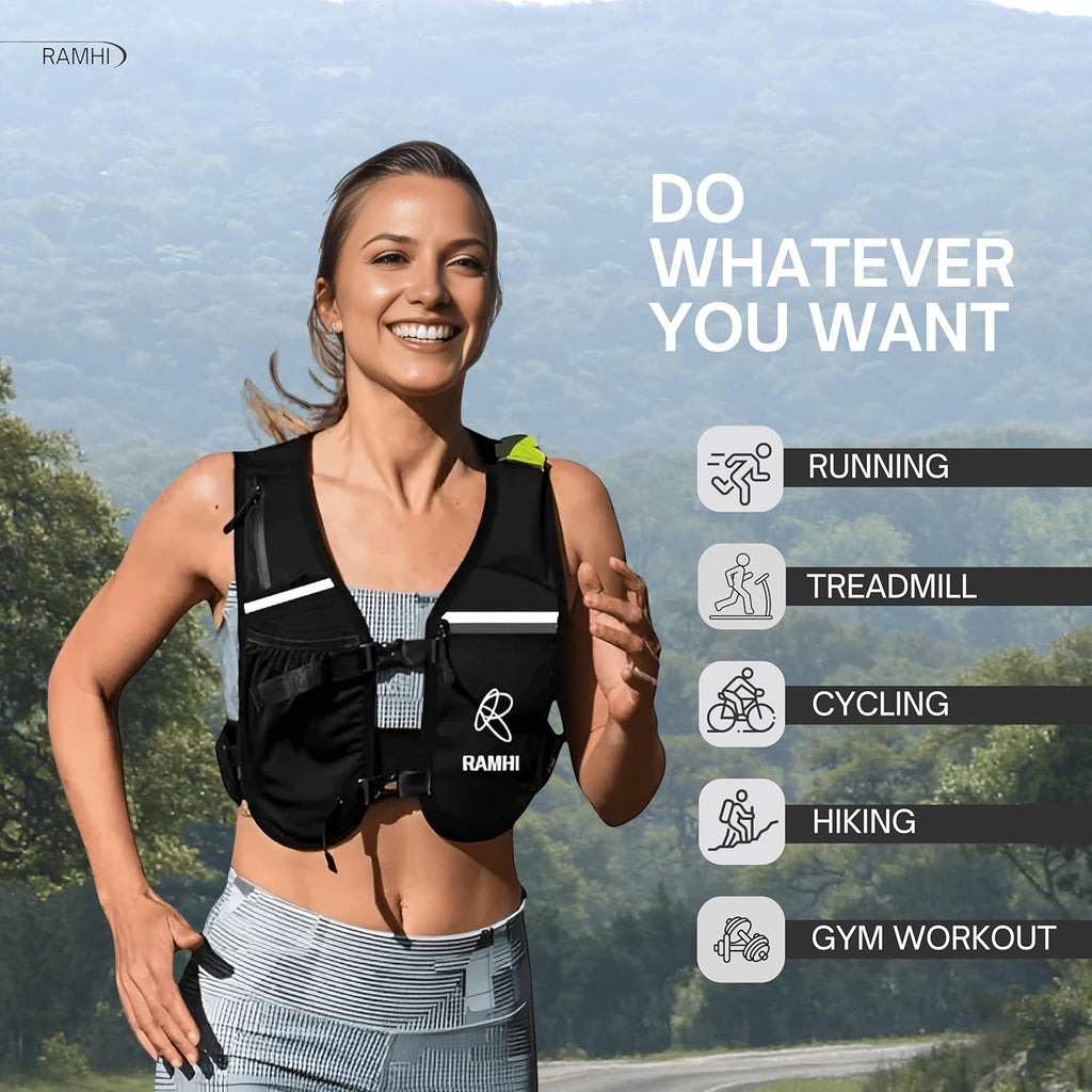 Running Hydration Vest – Lightweight, Adjustable & Reflective